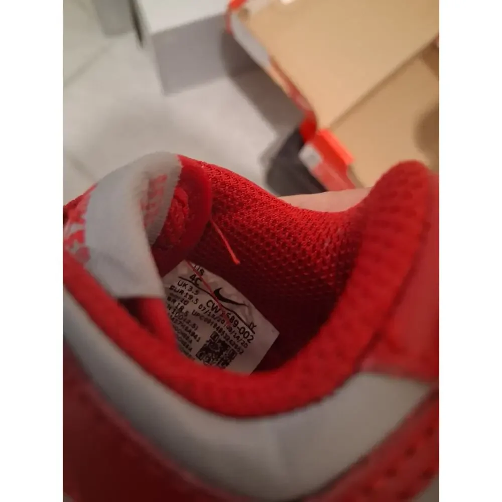 Nike Dunk Low TD UNLV Grey Red CW1589-002 Toddler Baby Size 4C NO INSOLES